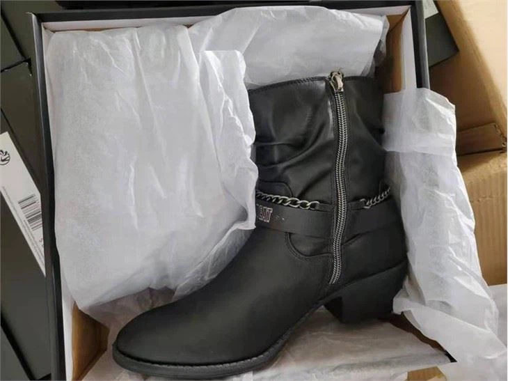 Ladies PU High Heel Boots