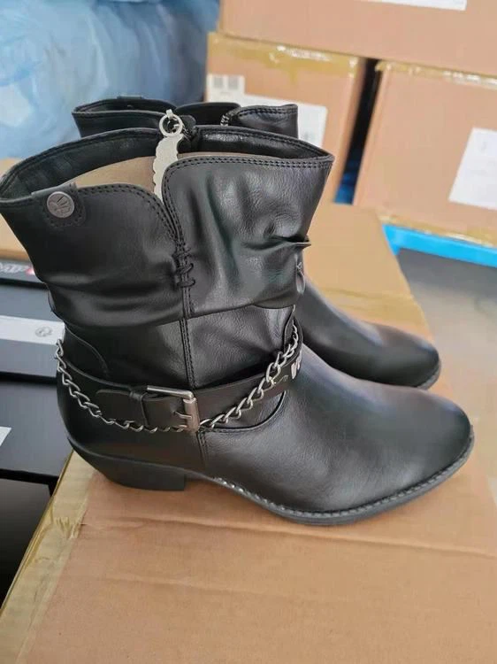 Ladies PU High Heel Boots